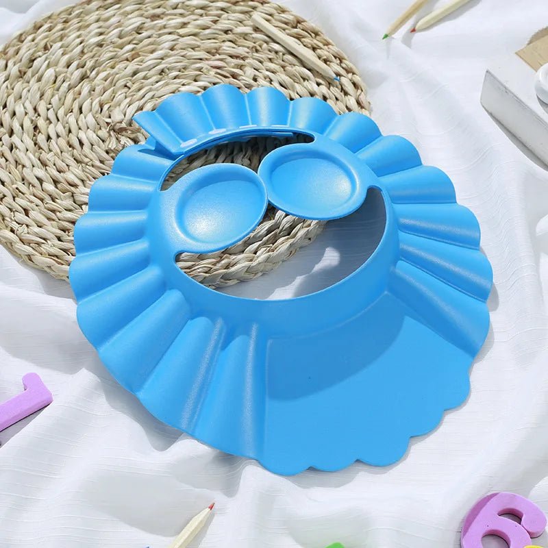 Baby Shower Soft Cap Adjustable Hair Wash Hat for Kids Ear Protection Safe Children Shampoo Bathing Shower Protect Head Cover - BB e MAMAN AMBRO