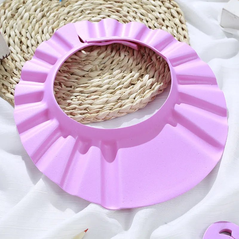 Baby Shower Soft Cap Adjustable Hair Wash Hat for Kids Ear Protection Safe Children Shampoo Bathing Shower Protect Head Cover - BB e MAMAN AMBRO