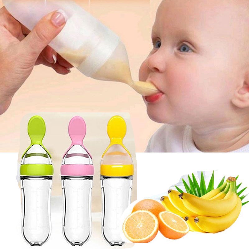 Biberon avec cuillère pour nouveau-né | EasyBottle™ - BB e MAMAN AMBRO